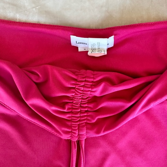 Lovers & Friends Olivia Mini Dress: XS, Watermelon Pink. - Picture 5 of 5